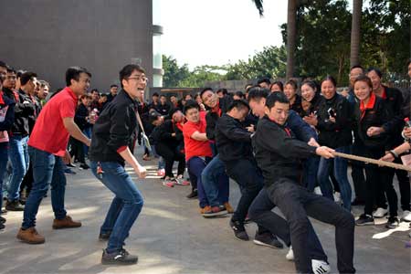 聚心凝力 记K8凯发·国际官方网站拔河比赛